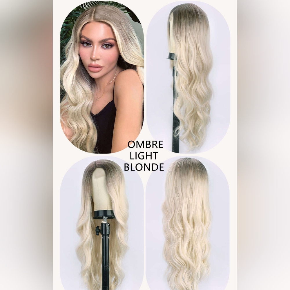 Premium wavy synthetic wigs